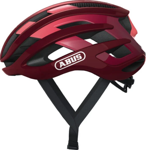 Abus AirBraker Bordeaux Red L 59-61 Cm Helm -Giro Verkaufs-Shop abus airbreaker bordeaux red 14546 0 14547 0