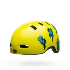 Bell Lil Ripper Gloss Hi-viz Bolt XS 45-52 Cm Kinderhelm -Giro Verkaufs-Shop bell lil ripper gloss hi viz bolt kinderhelm 2