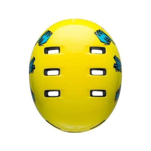 Bell Lil Ripper Gloss Hi-viz Bolt S 48-55 Cm Kinderhelm -Giro Verkaufs-Shop bell lil ripper gloss hi viz bolt kinderhelm 5 16420 5