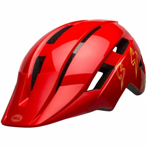 Bell Sidetrack II YC MIPS Gloss Red Bolts UC 47-54 Cm Kinder-/Jugendhelm -Giro Verkaufs-Shop bell sidetrack ii yc mips gloss red bolts kinder jugendhelm 5 16374 5