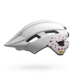 Bell Sidetrack II YC MIPS Gloss White Strars UY 50-57 Cm Kinder-/Jugendhelm -Giro Verkaufs-Shop bell sidetrack ii yc mips gloss white stars jugendhelm 3 16372 3