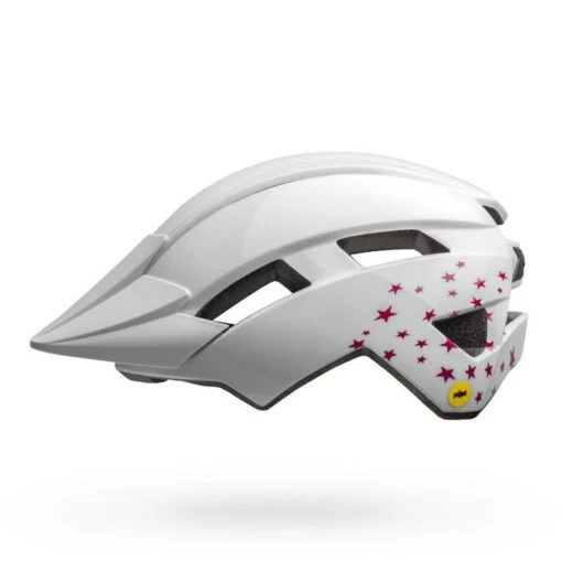 Bell Sidetrack II YC MIPS Gloss White Strars UY 50-57 Cm Kinder-/Jugendhelm -Giro Verkaufs-Shop bell sidetrack ii yc mips gloss white stars jugendhelm 3 16372 3