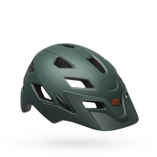 Bell Sidetrack Matte Dark Green/orange UC 47-54 Cm Kinderhelm -Giro Verkaufs-Shop bell sidetrack matte dark green orange kinder jugendhelm 1