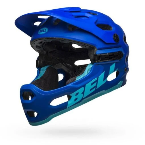 Bell Super 3R MIPS Matte Blue/bright Blue M 55-59 Cm Helm -Giro Verkaufs-Shop bell super 3r mips matte blue bright blue helm 2 16014 2