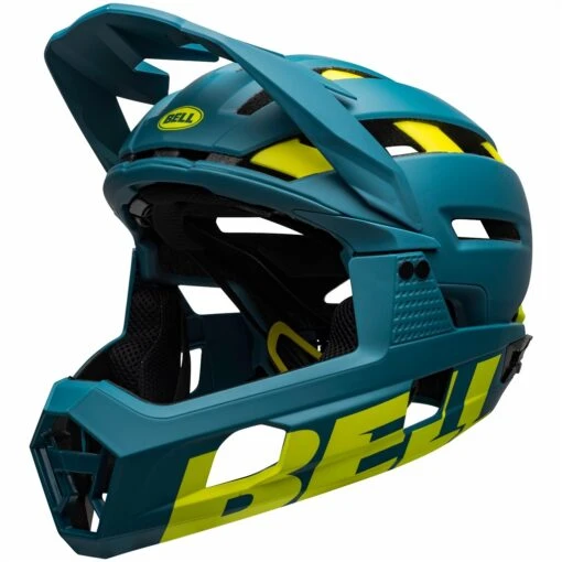 Bell Super Air R Spherical MIPS Matte/gloss Blue/hi-viz L 58-62 Cm Helm -Giro Verkaufs-Shop bell super air r shperical mips matte gloss blue hi viz helm 1