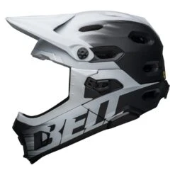 Bell Super DH Spherical MIPS Matte Black/white M 55-59 Cm Helm -Giro Verkaufs-Shop bell super dh shperical mips matte black white helm 7 21312 7