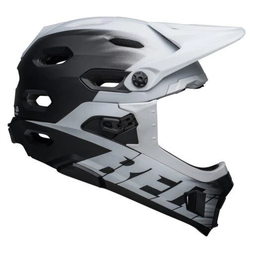 Bell Super DH Spherical MIPS Matte Black/white M 55-59 Cm Helm -Giro Verkaufs-Shop bell super dh shperical mips matte black white helm 21312 0