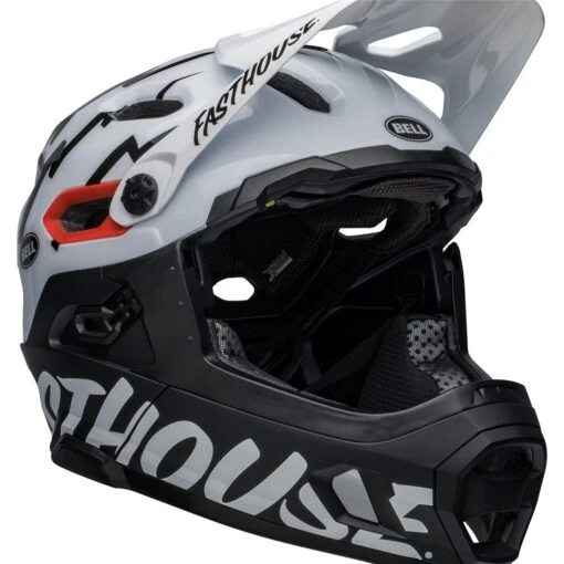 Bell Super DH Spherical MIPS M/g White/black Fasthouse L 58-62 Cm Helm -Giro Verkaufs-Shop bell super dh spherical mips m g white black fasthouse helm 1 21315 1 21316 1