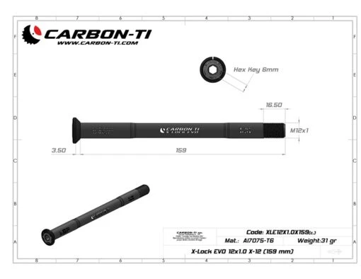 Carbon Ti X-Lock EVO 159mm M12x1.0 Black Steckachse -Giro Verkaufs-Shop carbon ti x lock evo 2x1.0 x 12 159 black 1