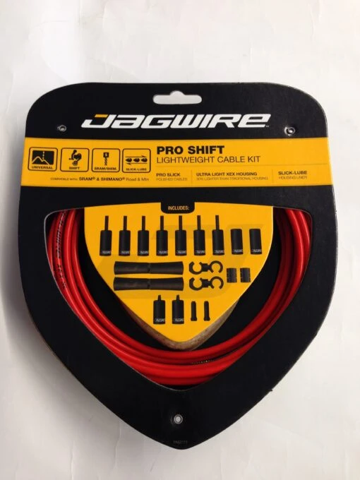 Jagwire Pro Shift Red Schaltzugset -Giro Verkaufs-Shop jagwire pro shift red scaled