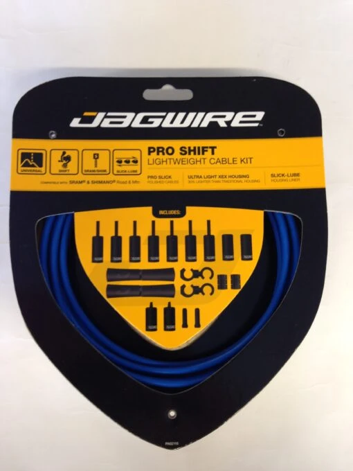 Jagwire Pro Shift Sid Blue Schaltzugset -Giro Verkaufs-Shop jagwire pro shift sid blue schaltzugset scaled