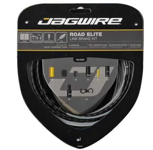 Jagwire Road Elite Link Brake Kit Black Bremszugset -Giro Verkaufs-Shop jagwire road elite link brake kit black