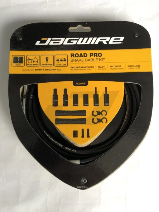 Jagwire Road Pro Brake Cable Kit Bremskabel Set Black -Giro Verkaufs-Shop jagwire road pro brake cable kit bremskabel black scaled