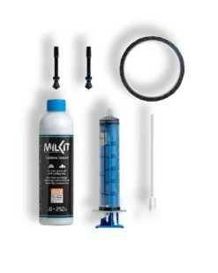 MilKit Tubeless Conversion Kit 45mm Ventile/25mm Tape -Giro Verkaufs-Shop milkit tubeless conversion kit 2