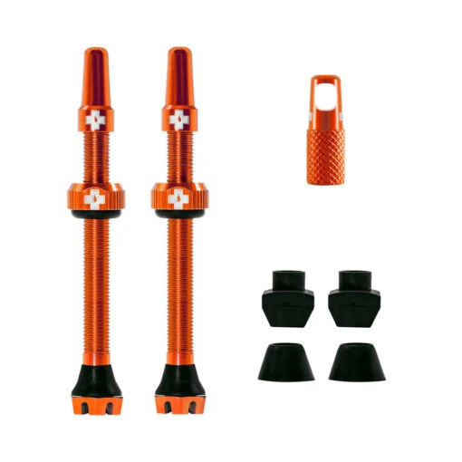 Muc-Off Tubeless Ventile V2 60mm Orange -Giro Verkaufs-Shop muc off v2 tubeless ventile orange 60