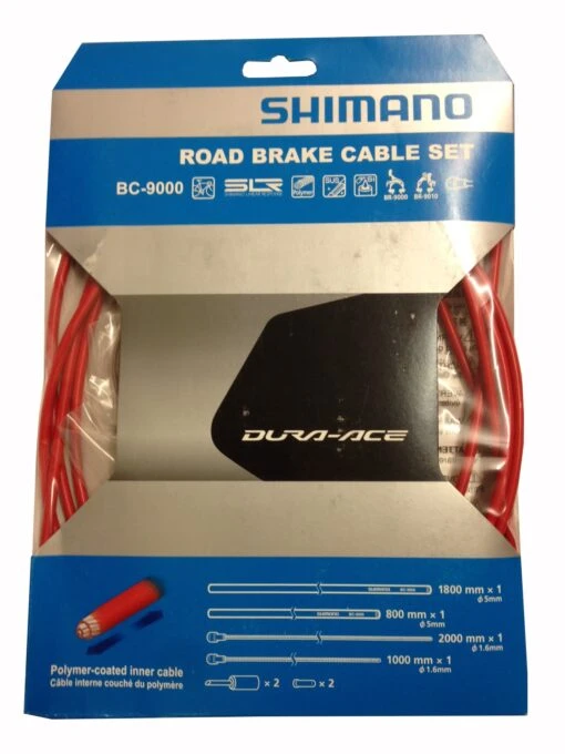 Shimano Dura Ace 9000 Bremszug-Set Rot Road -Giro Verkaufs-Shop shimano 9000 bremszug set