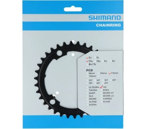 Shimano 105 FC-R7000 36 Zähne Schwarz Kettenblatt -Giro Verkaufs-Shop shimano fc r7000 34 kettenblatt 0