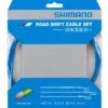 Shimano Road Shift Optislick Schaltzug-Set Blau -Giro Verkaufs-Shop shimano optislick schaltzugset road blau