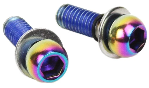 Sram Titanium Befestigungsschrauben Bremssattel Rainbow Oil Slick -Giro Verkaufs-Shop sram titanium rainbow schraube bremssattel 1