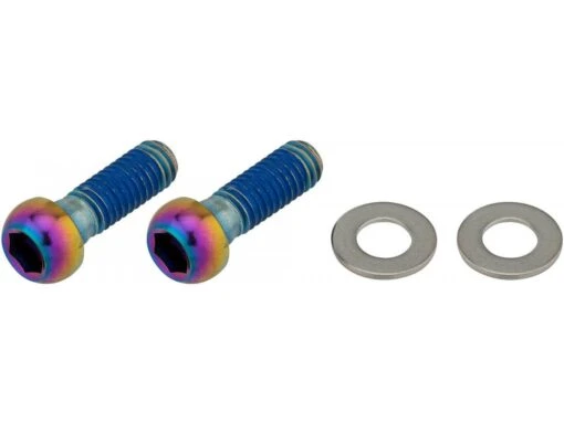 Sram Titanium Befestigungsschrauben Bremssattel Rainbow Oil Slick -Giro Verkaufs-Shop sram titanium rainbow schraube bremssattel